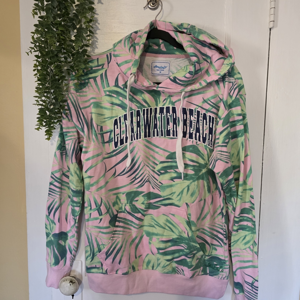 Pink and Green Hoodie